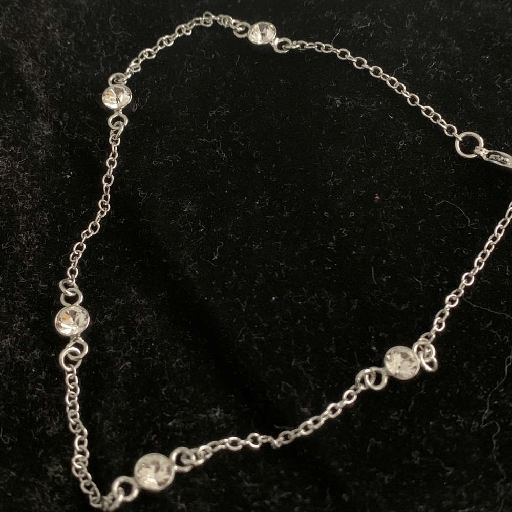 BLUESPIRIT CZ Anklet - Picture 3 of 5